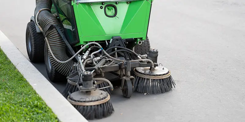 Mini street sweeper cleaner